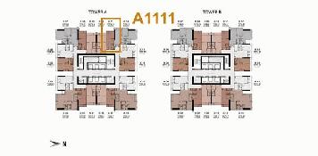 ขายดาวน์ ONE9FIVE Asoke-Rama 9 มี 1 ห้องนอน 3.35 ล้าน